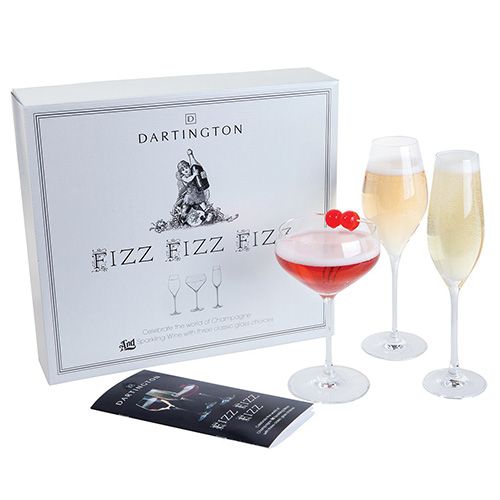 Dartington Fizz Fizz Fizz Glass Gift Set