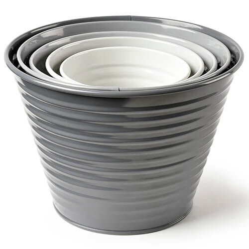 Burgon & Ball Sophie Conran Indoor Ombre Pots Cool Grey