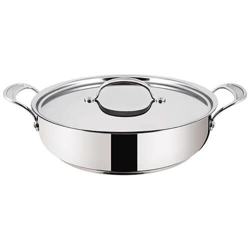 Jamie Oliver Stainless Steel 30cm Shallow Pan