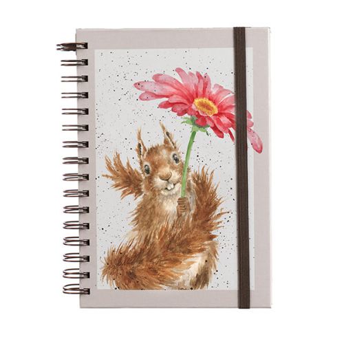 Wrendale Designs Flowers Come After Rain Notebook A5 Spiral Bound Notebook