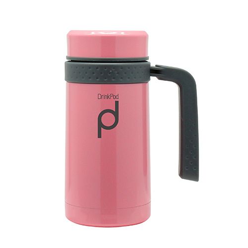Grunwerg Drink Pod Travel Mug 0.45 Litre Pink