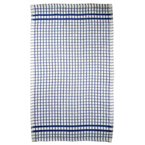 Le Chateau Small Check 41 x 66cm Tea Towel Blue & White