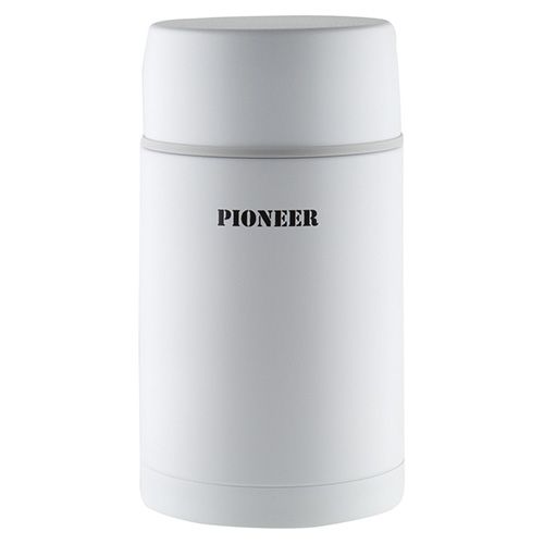 Pioneer Vacuum 1.0 Litre Stainless Steel White Soup Flask