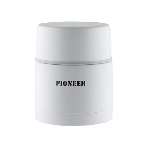 Pioneer Vacuum 0.5 Litre Stainless Steel White Soup Flask