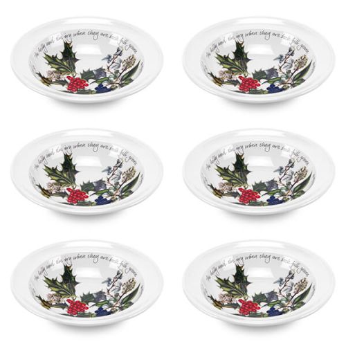Portmeirion The Holly & The Ivy Set of 6 Cereal Bowls