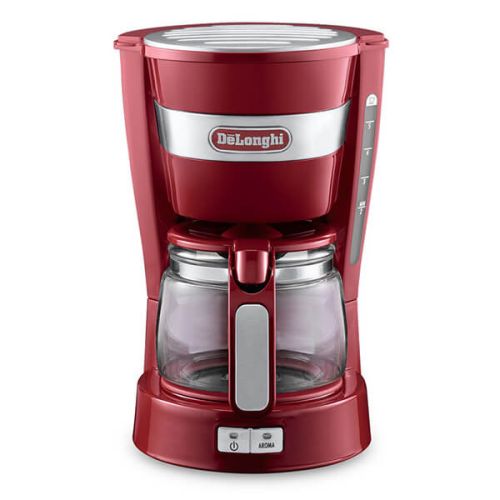 Delonghi Active Line Filter Coffee Machine Red