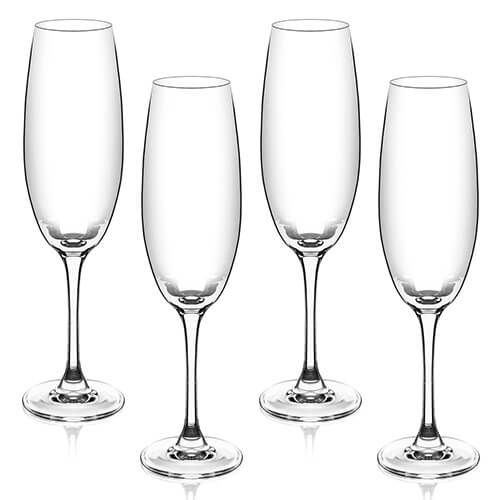 Judge Crystalline Set of 4 Champagne Flutes 200ml