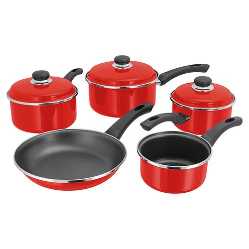 Judge Induction Red 5 Piece Set
