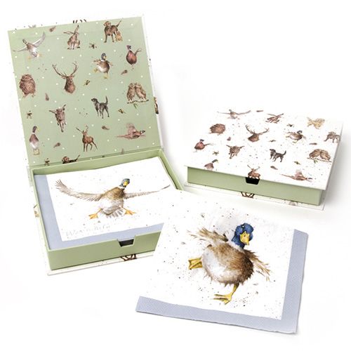 Wrendale Designs A Waddle and a Quack Pack Of 20 Napkins Boxed