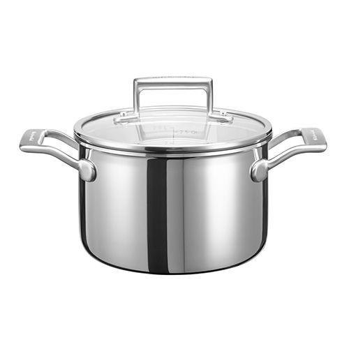 KitchenAid 3-Ply Stainless Steel 2.8 Litre Saucepot With Lid