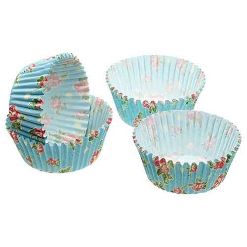 Sweetly Does It Pack of Sixty Vintage Rose Cupcake Cases