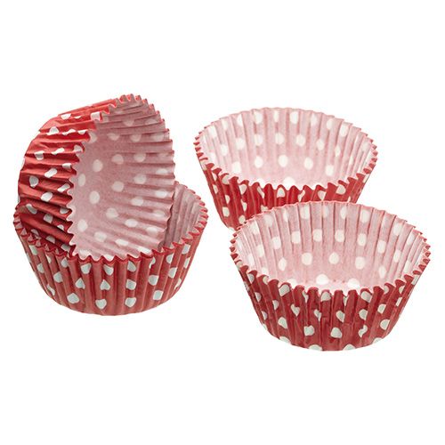 Sweetly Does It Pack of Sixty Red Polka Dot Cupcake Cases