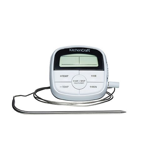 KitchenCraft Digital Cooking Thermometer & Timer