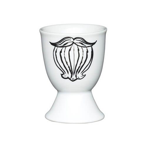 KitchenCraft Beard Porcelain Egg Cup