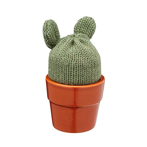 KitchenCraft Cactus Egg Cup Holder and Egg Cosy