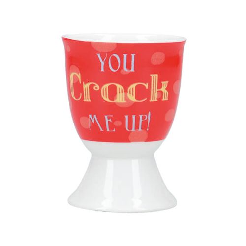 KitchenCraft 'You Crack Me Up!' Egg Cup