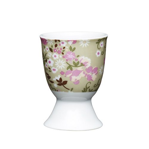 KitchenCraft Floral Meadow Porcelain Egg Cup