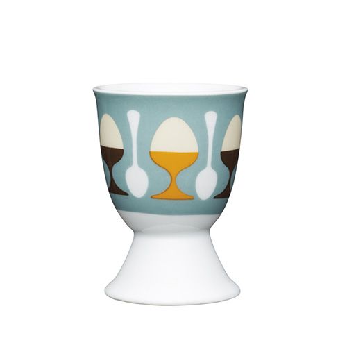 KitchenCraft Retro Egg Porcelain Egg Cup