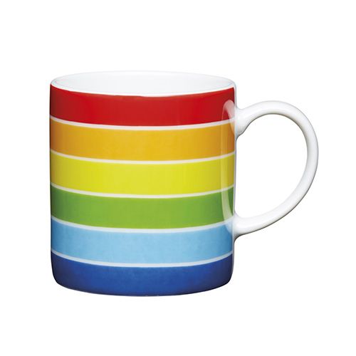KitchenCraft Rainbow Porcelain Espresso Cup