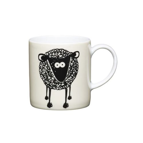 KitchenCraft Sheep Porcelain Espresso Cup