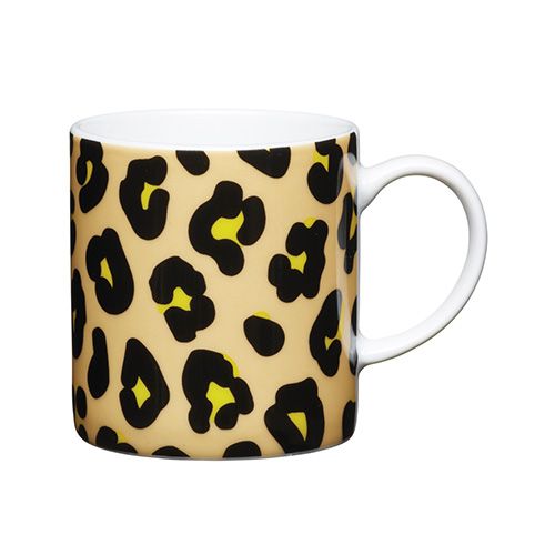 Kitchen Craft Leopard Print Porcelain Espresso Cup