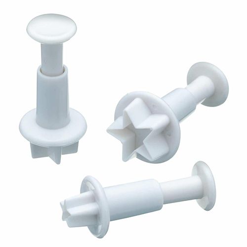 Sweetly Does It Set of Three Star Fondant Plunger Cutters