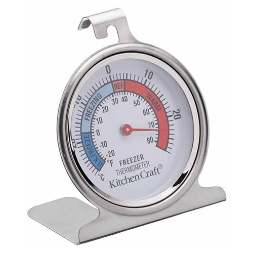 KitchenCraft Stainless Steel Fridge Thermometer 7.5cm
