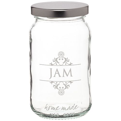 Home Made Traditional Glass Jam Jar