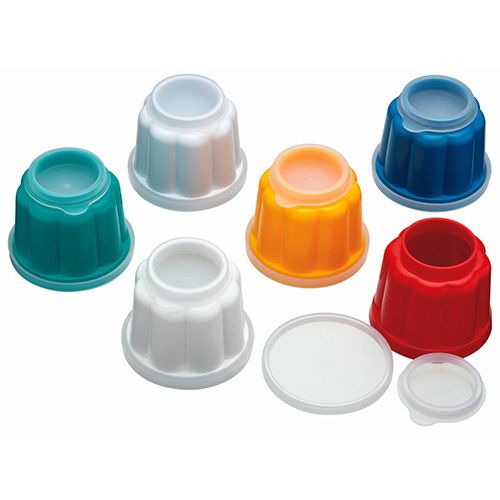 KitchenCraft Individual Plastic Jelly Moulds, Pack of Six