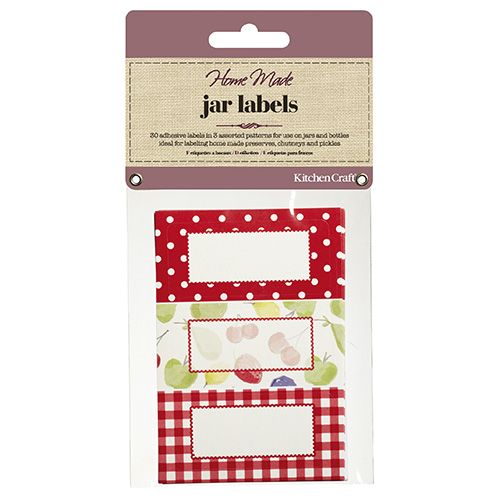 Home Made Pack of Thirty Self-Adhesive Jam Jar Labels - Orchard