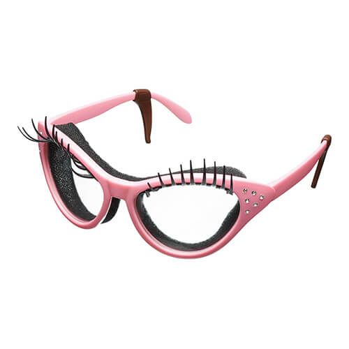 Fred Pink Kitchen Diva Eyelash Onion Glasses