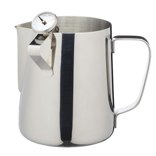 Le Xpress Stainless Steel Milk 600ml Frother Jug with Thermometer