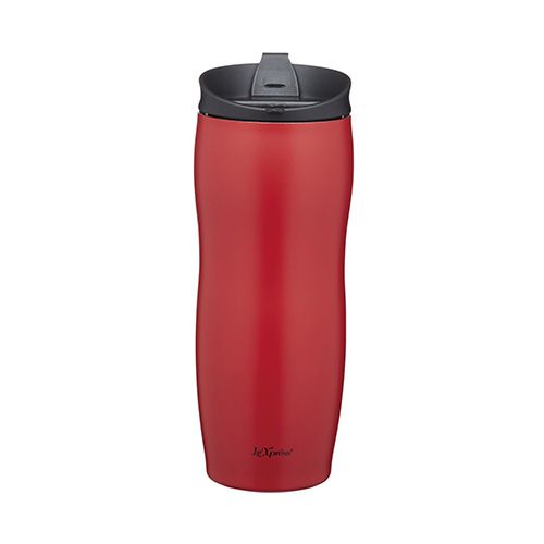 Le Xpress Double Walled Red Insulated Travel Mug