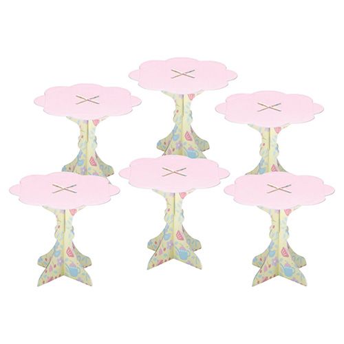Sweetly Does It Pack of Six Individual Cupcake Stands