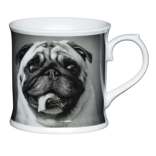 KitchenCraft Fine Porcelain Pug Mug