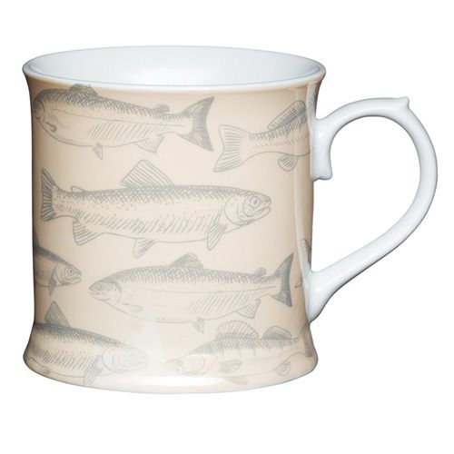 KitchenCraft Fine Porcelain Fish Mug