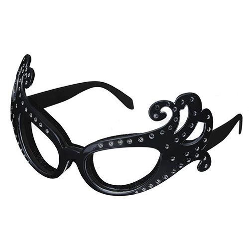 Kitsch'n'fun Dame Edna Onion Glasses Black