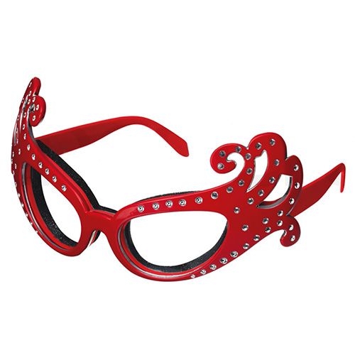Kitsch'n'fun Dame Edna Onion Glasses Red