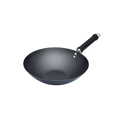 World Of Flavours Oriental 30cm Carbon Steel Non-Stick Wok With Phenolic Handle