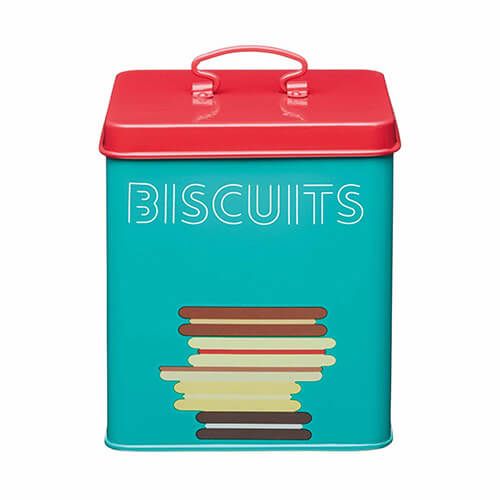 KitchenCraft Bright Printed Biscuit Canister