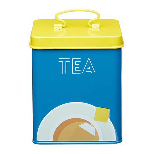 KitchenCraft Bright Printed Tea Canister
