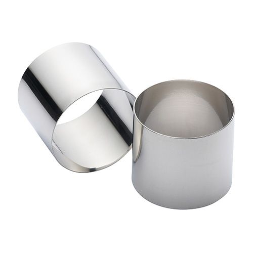 KitchenCraft Set of Two Stainless Steel Deep Cooking Rings