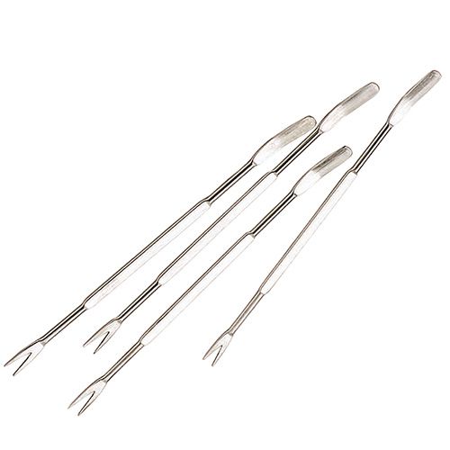 KitchenCraft Set of Four Stainless Steel Seafood Forks