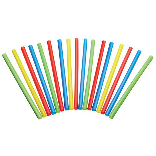 KitchenCraft Pack of 50 Plastic Smoothie / Milkshake Straws