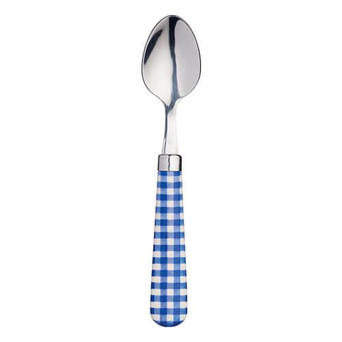 KitchenCraft Gingham Blue Teaspoon