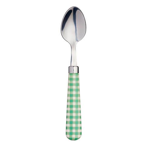 KitchenCraft Gingham Green Teaspoon