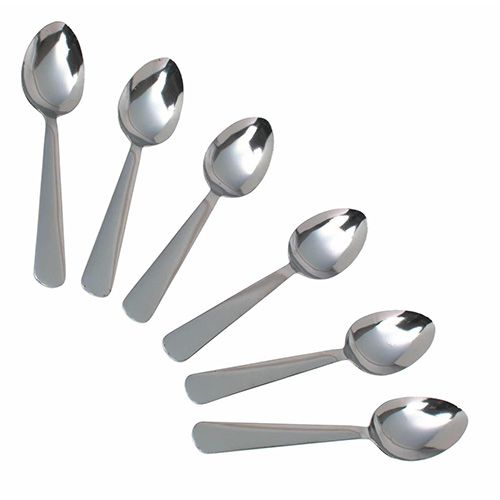 KitchenCraft Stainless Steel Teaspoons, Set of Six