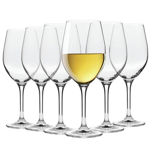 Maxwell & Williams Vino Set Of 6 370Ml White Wine Glasses Gift Boxed