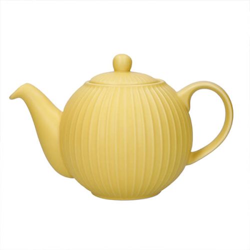 London Pottery Globe Sunshine Yellow 4 Cup Textured Teapot