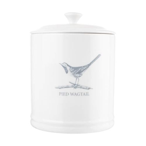 Mary Berry English Garden Tea Canister Pied Wagtail